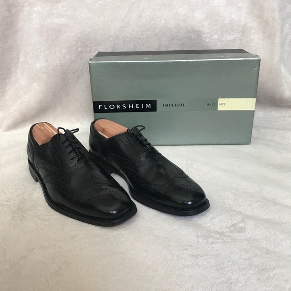 Black Men’s Wingtips Florsheim Imperial main image 6